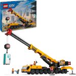 Gru da cantiere mobile gialla