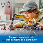 Escavatore da cantiere giallo - immagine 2