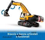 Escavatore da cantiere giallo - immagine 3