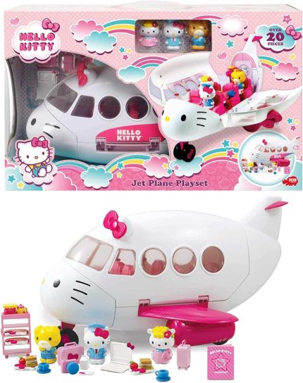Hello Kitty Aereo con 3 personaggi ed accessori inclusi