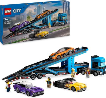 Camion trasportatore con auto sportive