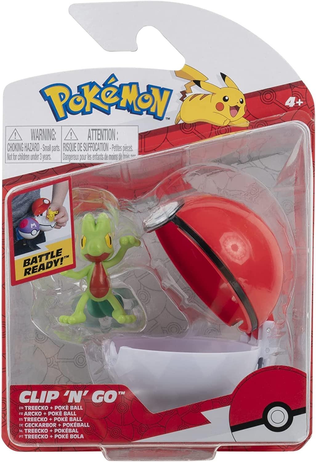 2842661reipk160101.jpg POKEMON CLIP 'N' GO TREECKO + POKE BALL - immagine 1