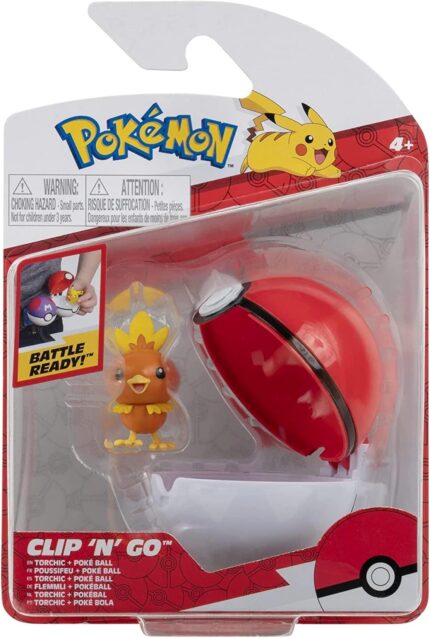 POKEMON CLIP 'N' GO TORCHIC + POKE BALL
