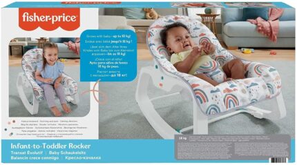 Fisher-Price Infant-to-Toddler Ralax-Swing Rainbow Plan
