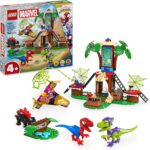 Battaglia con il raptor al quartier generale sull'albero di Spider-man e Gobby