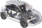 Scienza & Gioco Mechanics Fiat 500 Elettrica Modellino Da Costruire - immagine 3