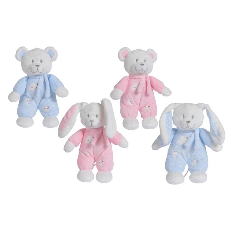 2954601sim6305790548_1.jpg Peluche Orso blu & Coniglio Rosa - immagine 1