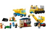 Camion da cantiere e gru con palla da demolizione - Lego City - immagine 2