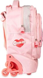 Colourbook - Zaino Scuola Trolley Coccolotti Rosa classico include Coccolotto Love&Tell - immagine 3