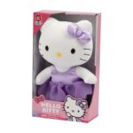 Peluche Hello Kitty Purple Satin 30cm