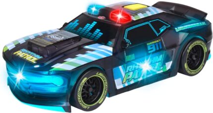 Auto rhythm patrol light racer 20cm a frizione con luci e suoni