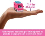 Set Bambola E Veicolo Barbie Mini Barbieland Con Bambola Da 3,8 Cm E Camper Dei Sogni Con Piscina Cambia-Colore - immagine 3