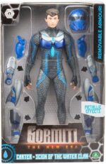 Gormiti The New Era Carter Scion del Clan dell'Acqua con Armatura Removibile 27 cm