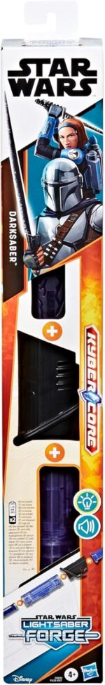 Star Wars Spada Laser Lightsaber Forge Kyber Core Darksaber
