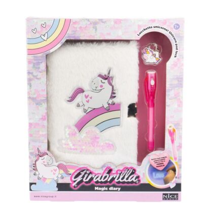 GIRABRILLA UNICORNO MAGICO DIARIO
