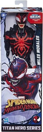 Spider-Man Venom Personaggio Titan Hero 30cm - Miles Morales