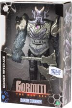 Gormiti The New Era Villain Baron Durghon con Arma Render Riter Axe 27 cm