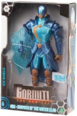 Gormiti The New Era Aqu Gormita del Clan dell'Acqua con Accessorio Ice Shield 27 cm