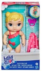 Baby Alive Splash N Snuggle Blonde Doll