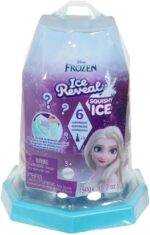 Disney Frozen Toys, Ice Reveal, set di piccole bambole con 1 bambola, gel di ghiaccio morbido e 6 sorprese tra cui figura di amico e pezzi da gioco