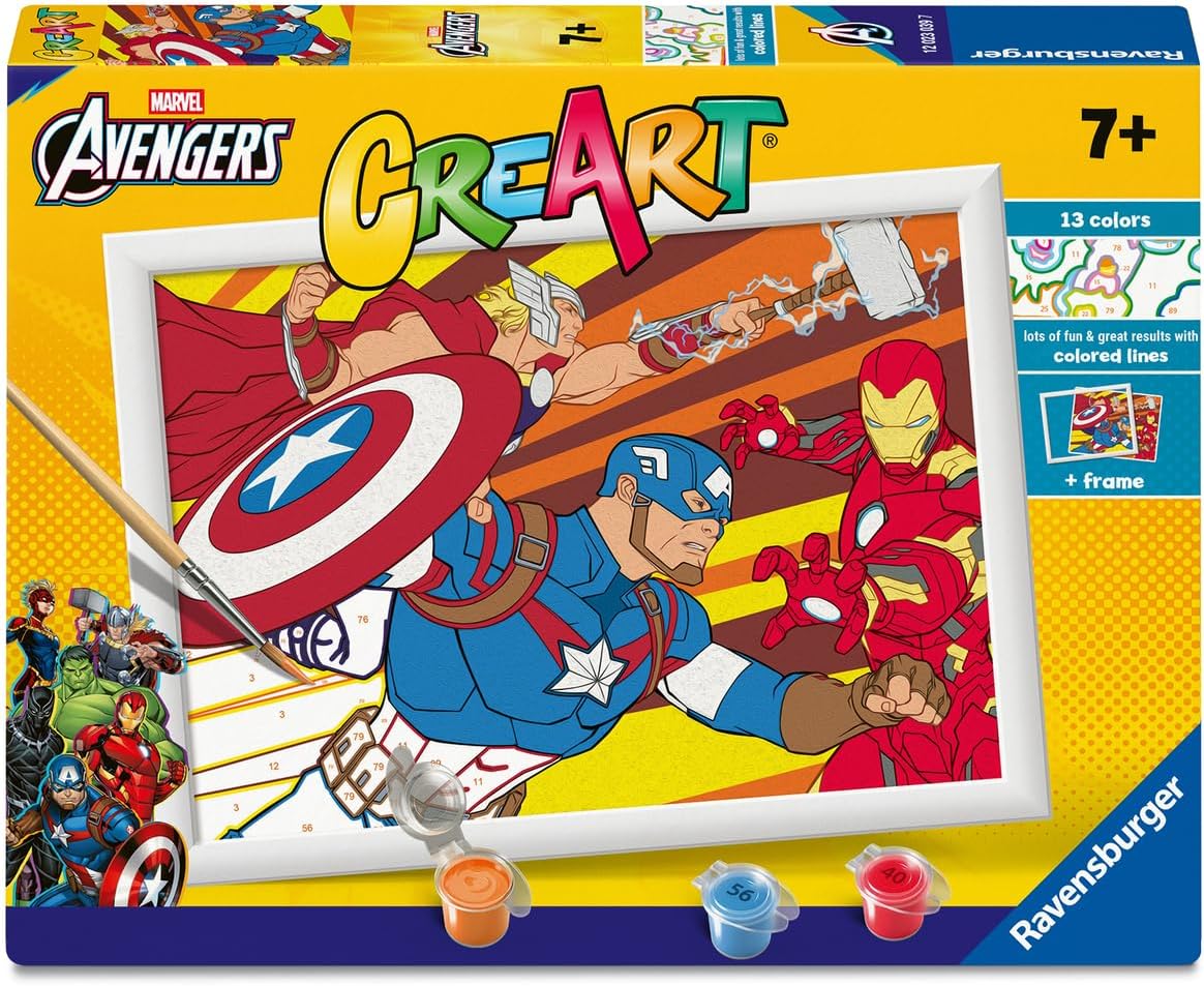 2985481b7b12e677d08404b63121a6b1fe88617.jpg Creart Serie D: Marvel Captain America - immagine 1