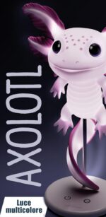 Rainy Days Axolotol friend Multicolor Lampada Led - immagine 2