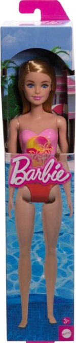 Barbie Beach Bionda In Costume Da Bagno