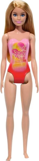 Barbie Beach Bionda In Costume Da Bagno - immagine 2