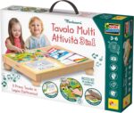 Montessori Tavolo in legno multi attività 3 in 1