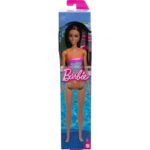 Barbie Beach Castana In Costume Da Bagno