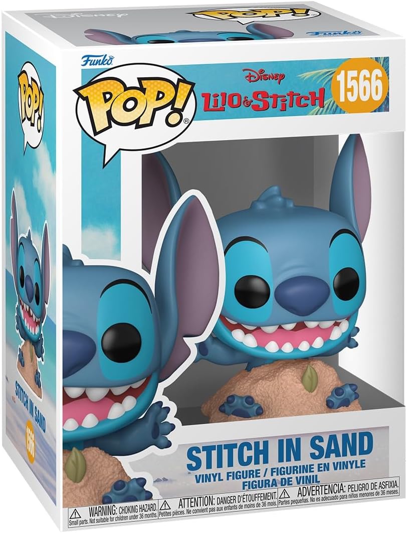 31010313ddf446f2be60acb36de183610193758.jpg FUNKO POP Disney Stitch in Sand 1566 - immagine 1