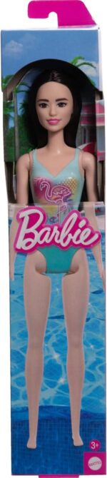 Barbie Beach Nera In Costume Da Bagno