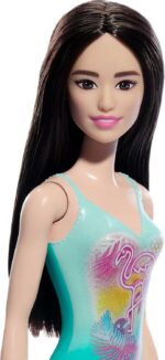 Barbie Beach Nera In Costume Da Bagno - immagine 3