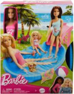 Barbie - Playset Piscina con bambola bionda