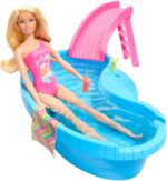 Barbie - Playset Piscina con bambola bionda - immagine 3