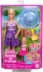 Barbie - Famiglia e Amici, set con bambole Barbie Malibu e la piccola Chelsea