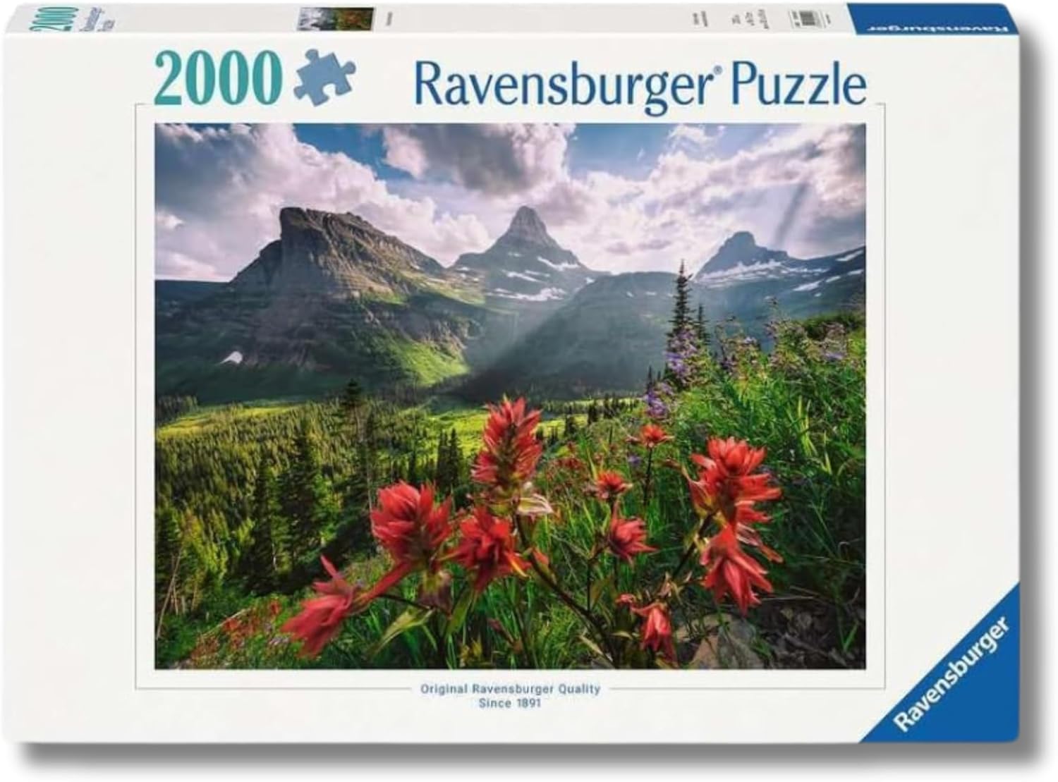 456533110baeca7f9177131e470f7124cad9641.jpg Montagne da sogno puzzle 2000 pezzi - immagine 1