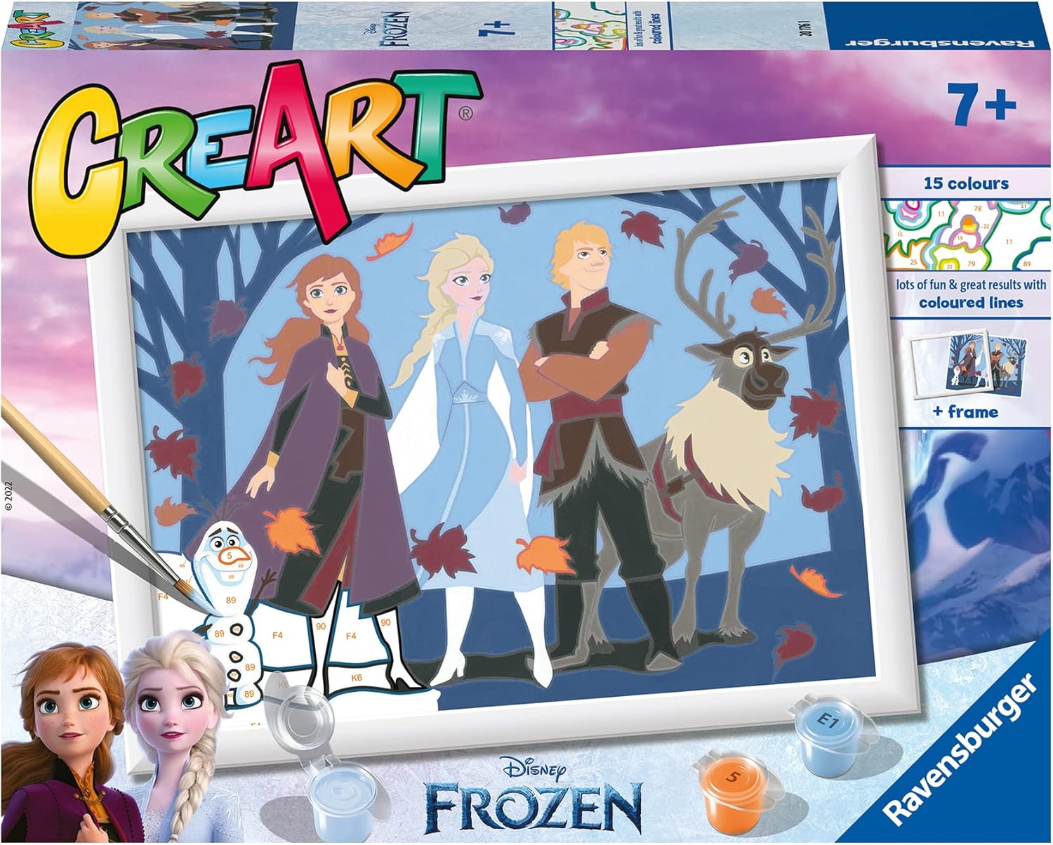 45654010eae10a546f23c8a37bb3a39e2a4df24.jpg Creart Serie D licensed - Frozen: Best friends - immagine 1