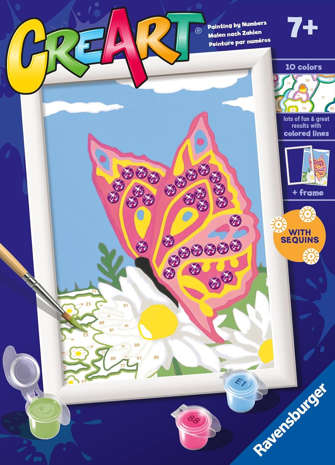 279229197ecd7bd9383d99a1de6b665f7f1d2c1.jpg Creart Serie E Farfalla Scintillante - immagine 1
