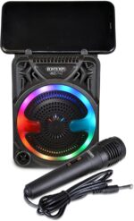 Cassa acustica con microfono e luci RGB - immagine 2
