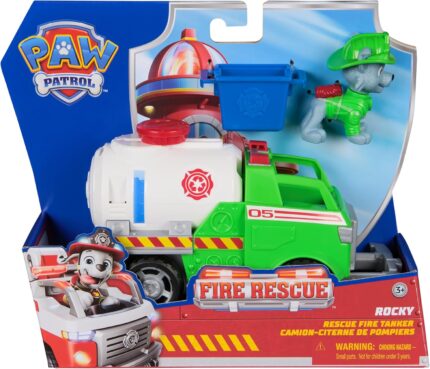 Paw Patrol Fire Rescue: Autocisterna Antincendio di Rocky