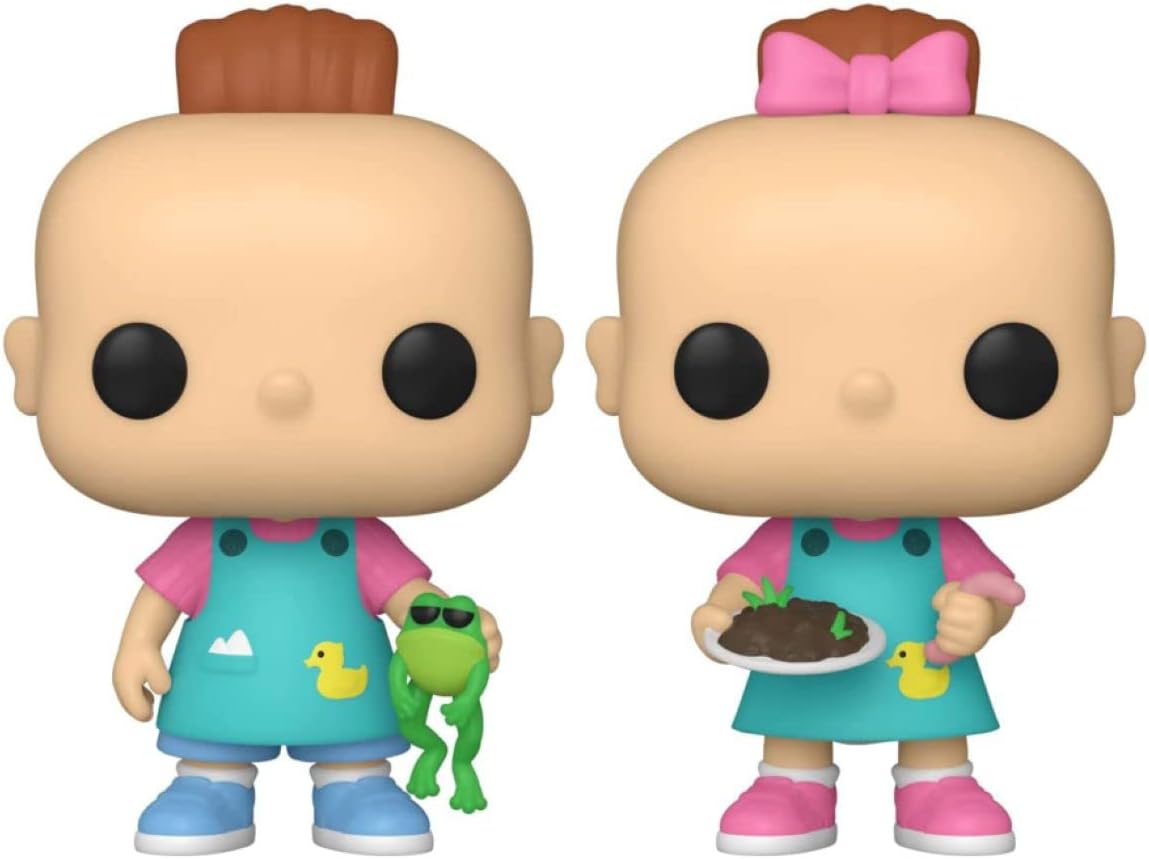 4626531e98db1efb0a880a935da8d03e73e3ebc.jpg FUNKO POP! TELEVISION Rugrats Phil & Lil Deville 2 Pack - immagine 1