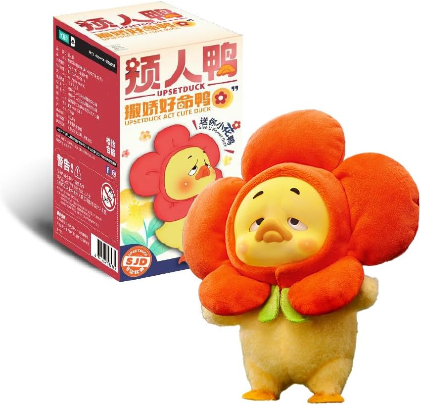 290179194fb7bf5584eb61e36dfaf3cab8e266d.jpg RONGCREATOR UPSETDUCK Act Cute Duck SJD Plush Toy Blind Box - immagine 1