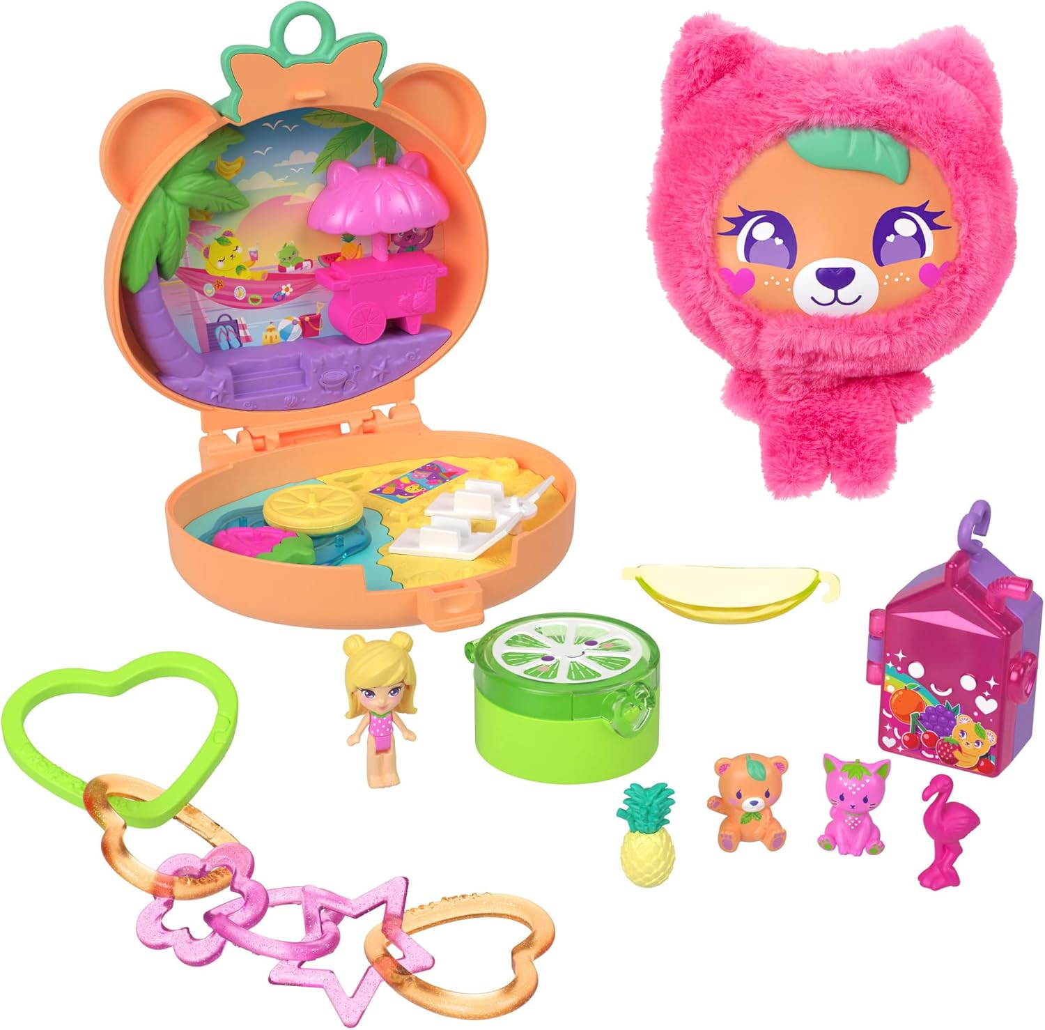 452303161206b58d9499009350b8281a7dd0064.jpg Polly Pocket COFANETTO PELUCHE - immagine 1