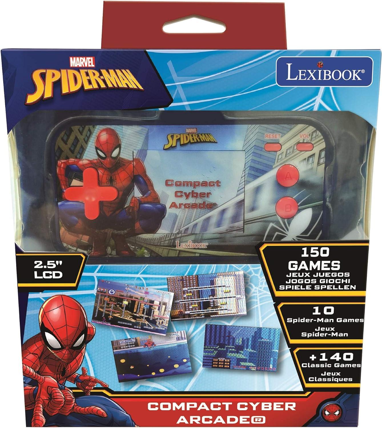 1662771e9c98b6e453be6511ec4127764a54e8c.jpg Console da gioco portatile ARCADE GAME SPIDERMAN LEXIBOOK - immagine 1