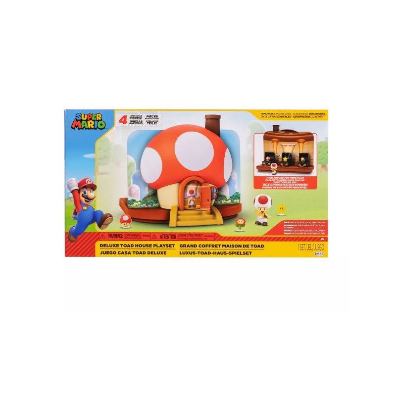 30837912d1013f1523621ba87877272c8fbc29b.jpg Playset Deluxe Casa di Toad - immagine 1