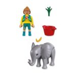 Zoo: Cucciolo di elefante con custode - immagine 2