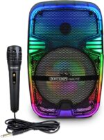 Cassa acustica wireless con microfono e luci RGB 180 Watt - immagine 2