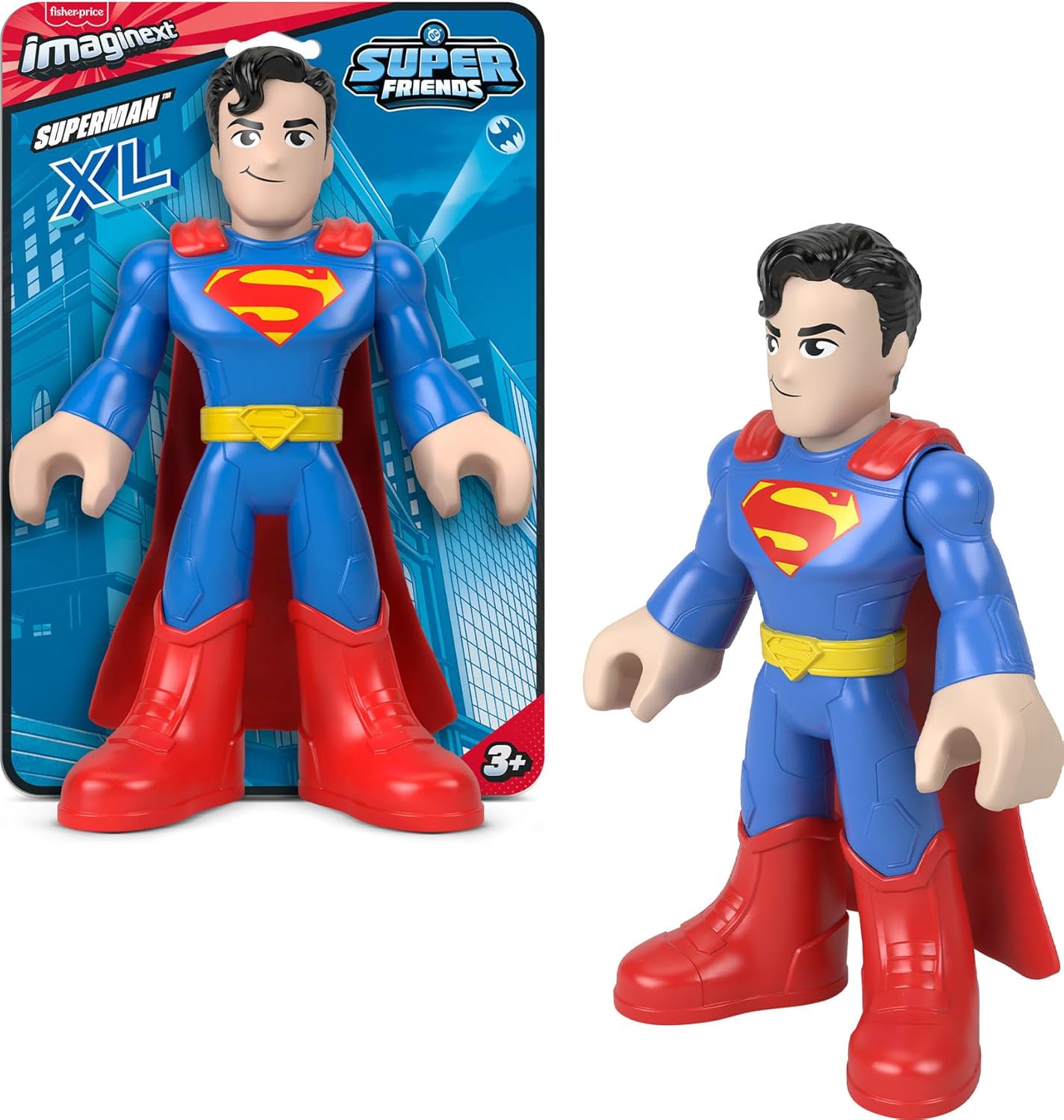 4694911aae7212c536a6d56c40782fda43e0b39.jpg Imaginext DCSF XL personaggio SUPERMAN - immagine 1