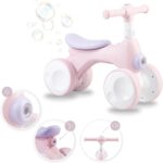 MoMi TOBIS cavalcabile rosa con bolle di sapone